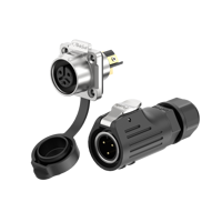 IP68 M12 étanche industriel Snap on M Plug F Socket connecteurs à souder pour capteur/Signal/alimentation 2/3/4/5/6/7/8P EW-LP12