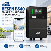 Chargeur domestique pour véhicules électriques allemand 14a EnWG Ready 7,2 kW 32A Type 2 avec contrôle par application Wi-Fi et écran tactile