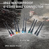 Connecteur étanche mini M8 à code couleur anti-erreur IP65 pour vélo électrique et trottinette électrique, câble de signalisation mâle-femelle étanche