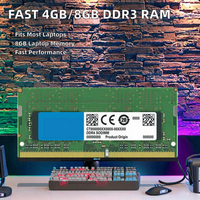 High-Speed 4GB/8GB DDR3 SO-DIMM Memory for Laptop 1600/1866MHz Compatible RAM with ECC Function Stock Available