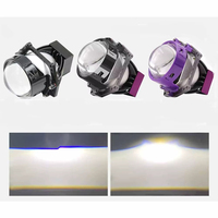 Feu de position latéral avant automatique de 3 pouces, 12V 10W, faisceau haut/bas, projecteur LED HID, lampe de conduite pour accessoires de camion et de voiture