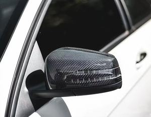 2007 2014 phụ tùng ô tô phù hợp cho Mercedes Benz C-Class C204 phong cách ban đầu khô sợi Carbon xem phía sau gương Bìa - Product Image 6