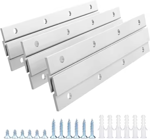 Français <span class=keywords><strong>Taquet</strong></span> Photo Cintre En Aluminium Z Cintre Montage Mural En Métal En Aluminium Support D'étagère pour Tableau Blanc ou Tête De Lit Meubles - Product Image 5