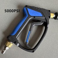 Nettoyeur haute pression professionnel 5000 PSI, pistolet de lavage de voiture, kit de lance d'extension 50/70/90 cm, embout, entrée M22, pistolet à eau long