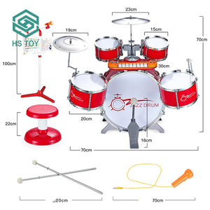 Batterie de <span class=keywords><strong>Jazz</strong></span> Musicale Éducative Rouge et Bleue pour Enfants, Instrument de Musique, Jouet Unisexe pour <span class=keywords><strong>Piano</strong></span> - Product Image 3