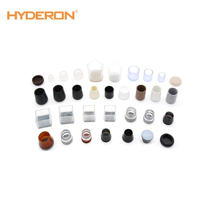 Square Round Rectangular Oval Plastic Rubber Silicone Chair Leg Table Feet Tips Caps for Furniture Leg