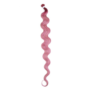 Lots de Cheveux Synthétiques en Fibre Haute Température, Tissage Double à la Machine, Super Doux, Ondulés, 18-36 Pouces, Extensions 200% - Product Image 3