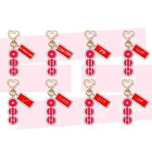 Portachiavi in acrilico con personaggi <span class=keywords><strong>dei</strong></span> <span class=keywords><strong>BTS</strong></span> (JIN, RM, <span class=keywords><strong>SUGA</strong></span>, JIMIN, V, J-Hope, JUNG KOOK) - Nuovo World Tour Concert - Accessorio per fan - Product Image 1