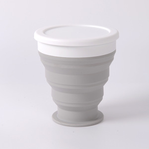 High Quality Eco-Friendly Silicone <strong>Collapsible</strong> Retractable Foldable Direct Drinking <strong>Cup</strong> for Travel and Camping - Product Image 6