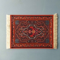 Personnalisé ODM Impression Oriental Tapis Persan Personnalisé Tapis de Souris Tapis Tissé Gaming Tapis de Souris avec Gland Musulman Tapis pour Bureau Maison