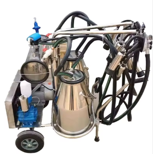 Avec groupe <span class=keywords><strong>de</strong></span> réception <span class=keywords><strong>de</strong></span> lait et système <span class=keywords><strong>de</strong></span> <span class=keywords><strong>lavage</strong></span> Machine à traire portable à quatre seaux pour vache Salon pour ferme laitière - Product Image 3