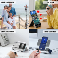 Télécommande Bluetooth multi-appareils, assistant médias sociaux, clicker de présentation pour influenceurs, contrôleur intelligent en forme d'anneau