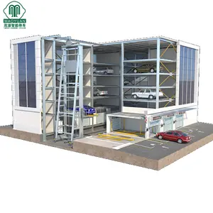Suministro profesional Sistema de estacionamiento de automóviles de elevación inteligente de instalaciones de varios pisos automatizadas de alto nivel
