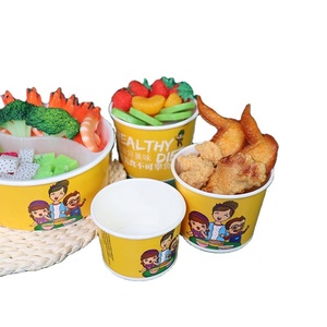 Offre Spéciale usine en gros blanc bol en papier jetable de qualité alimentaire 24oz bol en papier - Product Image 1