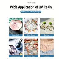 Résine époxy UV SANKIN, logo et étiquette personnalisés, résine transparente dure, résine liquide cristalline à durcissement ultraviolet, résine époxy DIY