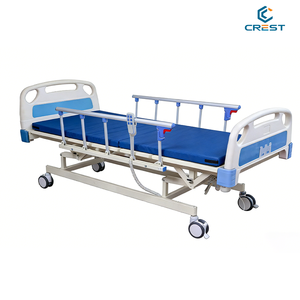 Cama Médica Manual <span class=keywords><strong>de</strong></span> Tres Manivelas, Mobiliario Hospitalario, Mejora la Comodidad del Paciente con Estructura Metálica Resistente - Product Image 6