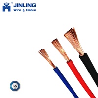 1.5mm2 fil BVR en cuivre flexible 450/750V fil électrique IEC 60228 isolé en PVC