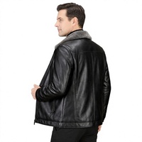 Veste en cuir PU pour homme, légère, coupe-vent, fermeture éclair, style streetwear, longue, style motard, séchage rapide