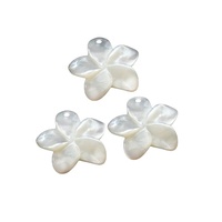 Pendentif Fleur de Plumeria en Nacre Blanche DIY, Style Mode