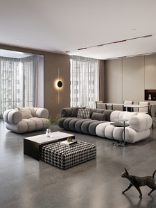 Lámpara Nórdica Simple de Estilo Nube, Moderna y Modular para Sala de Estar de Lujo - Product Image 3