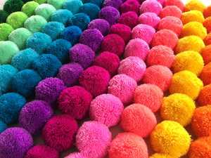 Juguete interactivo barato para gatos, bola elástica de poliéster de 3 cm, protección del medio ambiente, juguete que rebota de peluche no ruidoso, Bola de animales - Product Image 3