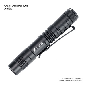 OEM Logo <strong>Small</strong> Mini Strong Bright Color Custom EDC Flashlight Supplier Aluminum Alloy Pen <strong>Light</strong> AAA <strong>Battery</strong> <strong>LED</strong> Torch <strong>Light</strong> - Product Image 2