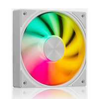 Ventilador de chasis ARGB silencioso de 120 mm con logotipo personalizado para gabinete de computadora para juegos