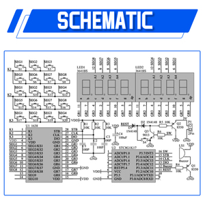 DIY Electronic Kit LED Digital Tube <strong>Calculators</strong> 51 Microcontroller Control Resistance Conversion DIY Soldering Projects - Product Image 6