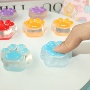 Mini Juguetes Blandos de Silicona con Forma de Pata de Gato, Juguetes Sensoriales Antiestrés, Unisex, de 8 a 13 Años - Product Image 4
