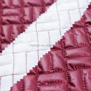 Dầu cired <span class=keywords><strong>pongee</strong></span> vải với sọc chần mô hình cho áo khoác mùa đông - Product Image 5