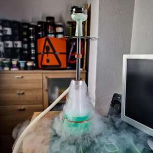 Original 1:1 alemán Chaos CHRV1 Hookah Set elegante de acero inoxidable fiesta Club vida nocturna Bar humo accesorios Shisha Hookah - Product Image 3