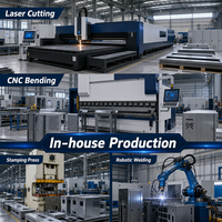 Fabrication sur mesure de tôlerie OEM, découpe laser de précision, poinçonnage CNC, boîtier électronique en aluminium, armoire en acier inoxydable