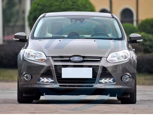 LED <strong>Auto</strong> Car DRL <strong>Daytime</strong> <strong>Running</strong> Light Bumper Front Fog <strong>Lamp</strong> With Yellow Light Daylight for Fords Focuss 2015-2019 - Product Image 5