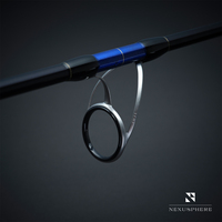 Canne à popper Nexusphere Phantom C 2,38/2,51 m, 1,5 sections, anneaux de guidage Fuji et porte-moulinet Fuji, résistance maximale 30 kg pour la pêche au popping.