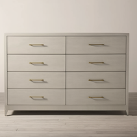 Nouvelle commode en bois massif de chêne pour chambre à coucher, meuble de chambre en bois