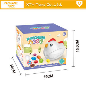 Produits tendance 2023 Nouveautés Jouet de jeu Assortir les œufs Légumes Reconnaître les œufs sensoriels Assortir les formes Jouets pour bébés 0-12 mois - Product Image 6