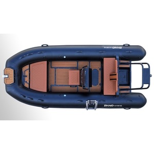 Bateau pneumatique semi-rigide en aluminium de 4,6 m (15 pieds) avec console centrale pour la pêche et la plongée - Product Image 2