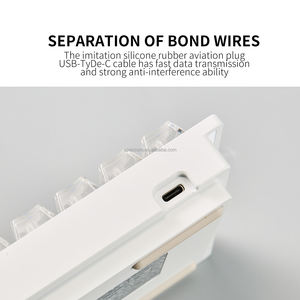 Teclado de aluminio con forma de barco para computadora y portátil, diseño personalizado. - Product Image 6