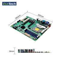 Nouvelle carte mère de bureau industrielle ATX avec chipset Intel W680 LGA 1700 pour processeurs Intel de 12e, 13e et 14e génération (i3, i5, i7, Xeon) et prise en charge DDR4 jusqu'à 128 Go