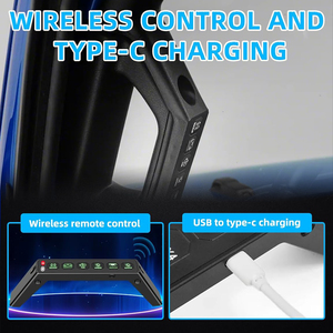 แผงควบคุมรถแบบไร้สาย6ทางสำหรับ Y62 Nissan Patrol สภาพใหม่สวิตช์ไฟหน้า12V 24V โดยเฉพาะ - Product Image 4