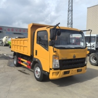 Camions diesel légers d'occasion LHD RHD neufs, manuels, 4x2, 4x4, 6 roues, 5 tonnes, benne basculante, camion Howo, à vendre