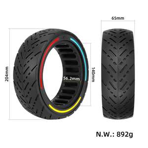 Neumático Sólido para Ciudad y Carretera de 8.5*2.5 con Círculo de Tres Colores, Neumático Sólido para Patinetes Eléctricos de 8.5x2.5 - Product Image 2