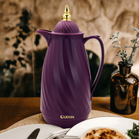 Termo de café árabe aislado de 950 ml, de plástico, para bebidas frías y calientes, con recambio de vidrio.
