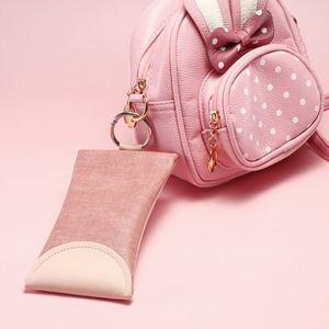 Étui à lunettes portable en PU à motif serpent personnalisé avec fermeture élastique, sacoche pendentif pour usage extérieur - Product Image 2