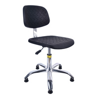 Chaise antistatique de laboratoire d'Esd de meubles industriels avec le pied-anneau, chaise de laboratoire de pièce propre de polyuréthane