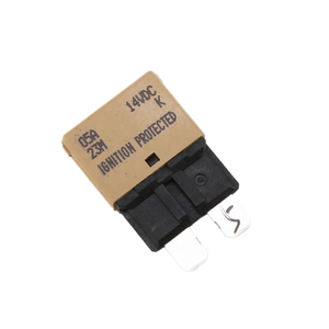 Disjoncteur automatique à profil bas ATC ATO 28V 32V DC 5A à 30A E37 T1 à réinitialisation automatique, fusibles à lame standard pour treuil, bateau, audio - Product Image 5