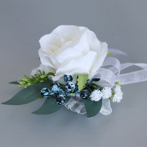 9*12cm poignet Corsage heureux <span class=keywords><strong>mariage</strong></span> fleur fille <span class=keywords><strong>d</strong></span>écoration poignet fleur - Product Image 6