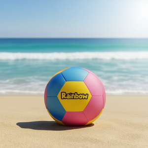 Balón de Voleibol de Playa Infantil Rainbow, Neopreno, 220g, 22cm, para Entretenimiento - Product Image 2