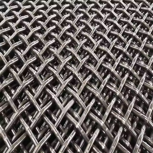 Giá Rẻ 2 4 5 6 8 Lưới 304 316 Thép Không Gỉ Crimped Dây Lưới Cho Khai Thác Mỏ - Product Image 2