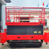 Neues Design 10m Mini Elektrische Selbstfahrende Scherenhebebühne mit Chrom-Vanadium-Stahl und 100kg Tragfähigkeit Anpassbar